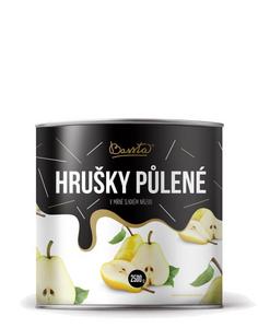 Kompót Hrušky polené lúpané 2500g /PP 1500g/ plech Bassta - FOOD LOGISTIC