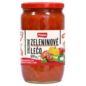 Lečo zeleninové 670g /PP260g/ Fresh - ukurica klásky sterilizovaná v sladkokyslom náleve 330g /PP190/ sklo Lumarkt