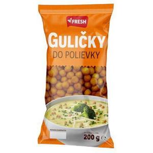 Guličky chrumkavé do polievky 200g Fresh - FOOD LOGISTIC