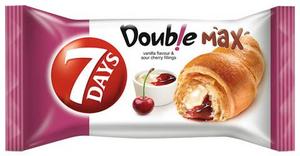 P škola Cukrovinka Croissant 7-days Double Max Višňa-Vanilka 80g - FOOD LOGISTIC