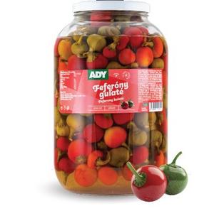 Feferóny guľaté 3720ml, 3200g /PP1600g/ sklo Ady - FOOD LOGISTIC