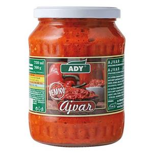 Ajvar jemný 720ml, 700g sklo Ady - FOOD LOGISTIC
