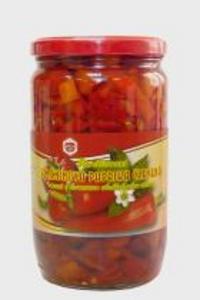 Paprika červená rezy 720ml/660g /PP300g/ sklo Frucona - cot kvasný liehový 0,8% 1l Frucona