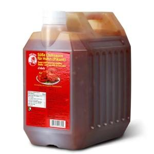 Omáčka chilli sladká 4,5l Cock brand - máčka BBQ 2,4kg Chef Club-Orkla