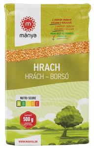Hrach žltý polený lúpaný 500g Mánya - FOOD LOGISTIC