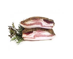 Slanina Guanciale Stagionato IT /VÁHA cca 900g/ - lobása laborecká cca. 1kg /VÁHA/ Mecom