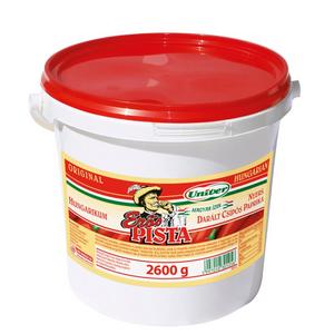 Krém paprikový pikantný 2,5kg vedro Erős Pista Univer - rém paprikový červené zlato jemný 2,5kg vedro Piros Arany Univer