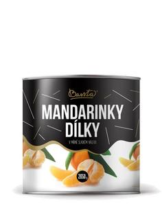 Kompót Mandarínky lúpané 2600 ml/PP1500g/ plech Bassta - FOOD LOGISTIC