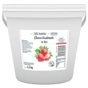Ovocie v géli jahody 50% 3,2kg vedro - FOOD LOGISTIC