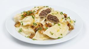 Pirohy s mäsom EXCLUSIVE 5x1kg priehľadný obal - FOOD LOGISTIC