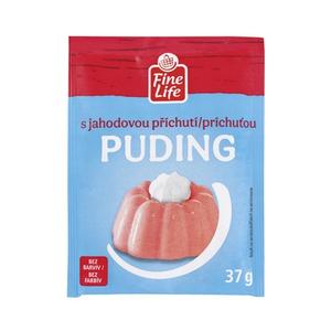 Puding jahodový 37g Fine Life - FOOD LOGISTIC