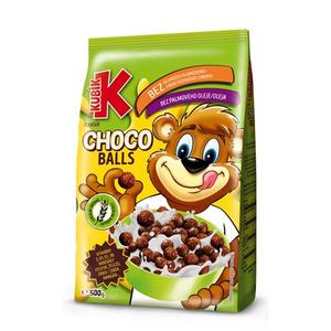 Cereálie do mlieka Choco Balls 500g Kubík - FOOD LOGISTIC