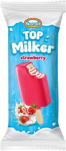 Nanuk Top Milker jahoda 34x110ml Koral - FOOD LOGISTIC