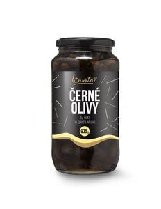 Olivy čierne bez kôstky 935g /PP 454g/ sklo Bassta - FOOD LOGISTIC