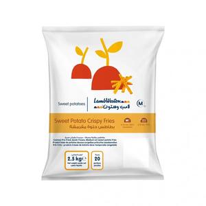 Hranolky Sweet Potato Crispy Fries 6x13 2,5kg Batatové LW - FOOD LOGISTIC