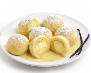 Knedle s vanilkovým krémom 5x1kg priehľadný obal - FOOD LOGISTIC