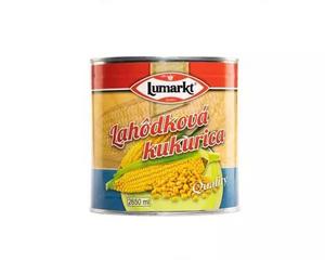 Kukurica lahôdková sterilizovaná 2650ml /PP1775g/ Lumarkt - ompót koktail ovocný mix 2,5kg Hamé-Orkla