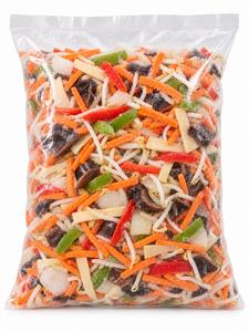 Zmes zel. Čínska 2,5kg /bambusové výhonky, kličky fazule mungo, mrkva, huby, pór, cibuľa, paprika zelená/ - penát listový /porcie 50g/ Foglia 2,5kg ARDO