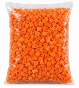 Mrkva kocky 2,5kg - mes zeleninová s kukuricou 2,5kg VINICA /mrkva, kukurica, zelený hrášok/