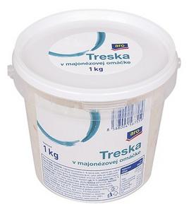 Šalát treska v majonéze 1kg Aro - FOOD LOGISTIC