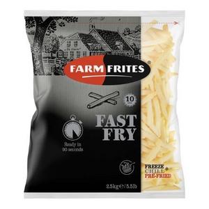 Hranolky Fast Fry Fries 10x10 5x2,5kg Farm Frites - FOOD LOGISTIC