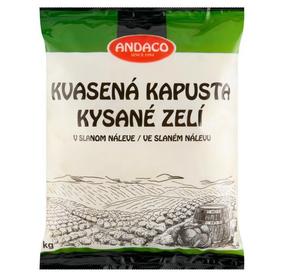 Kapusta kvasená 1kg /PP 700g/ Andaco - apusta čínska rezaná /VÁHA / PL