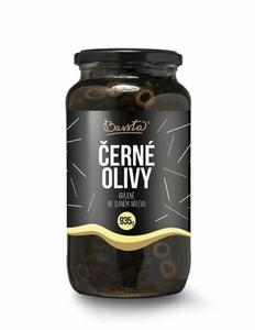 Olivy čierne krájané 935g /PP 485g/ sklo Bassta - truky fazuľové žlté 3500g /PP 1750g/ sklo Znojmia