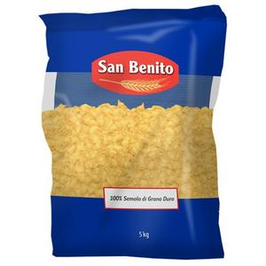 Cestoviny Rezance široké (fliačky) semolinové 5kg San Benito - FOOD LOGISTIC